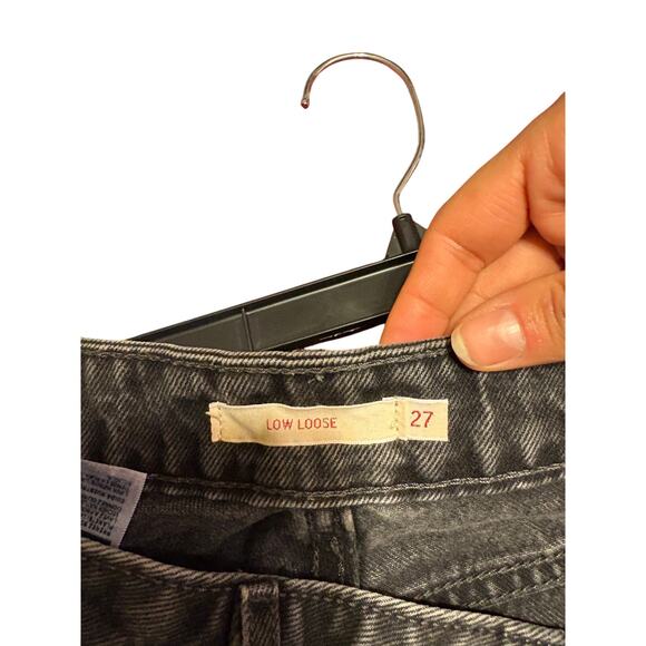 Levi's Premium Low loose woman's jeans tech storm size 27 - Picture 7 of 7